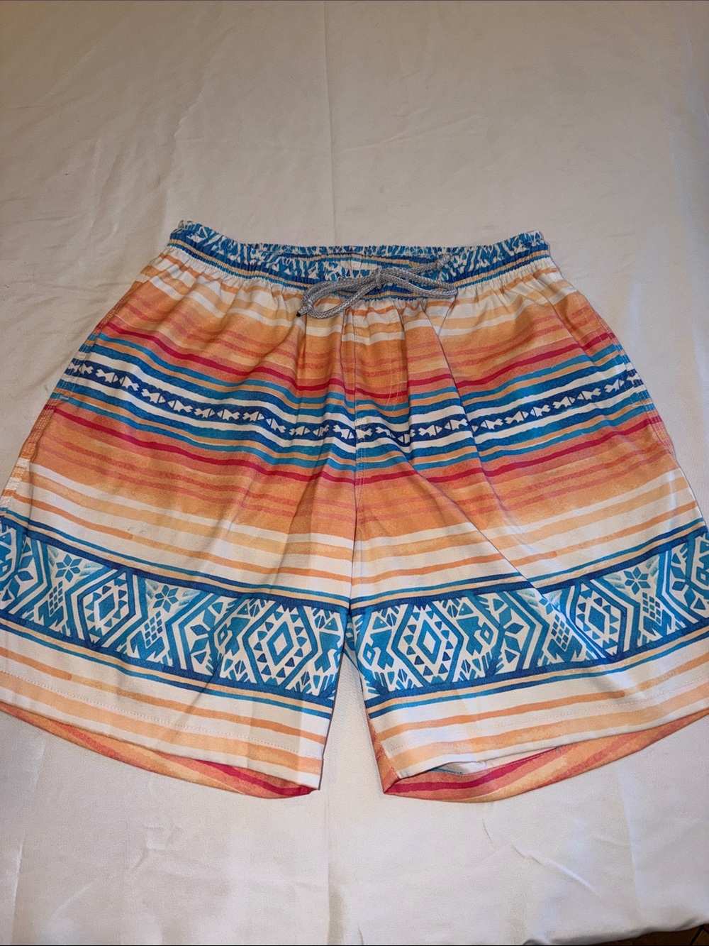 T0109200 Kenny Flowers Swim Trunks southwest print GUC SZ XL